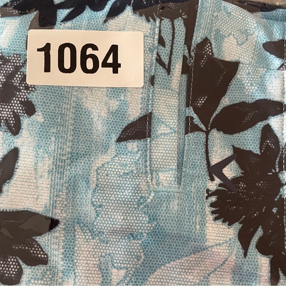 Callaway Skort Size Large Blue Black White Floral Print Moisture Wicking Fabric - Picture 7 of 7